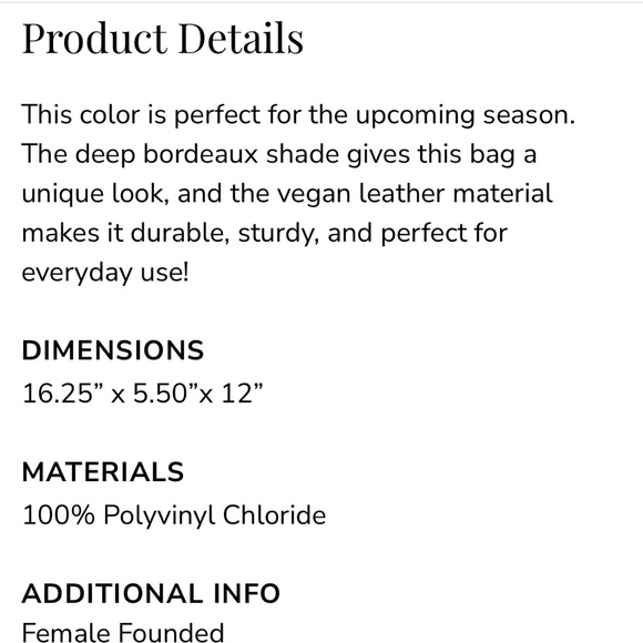 Rachel Zoe burgundy tote bag. BNWT - Picture 9 of 9